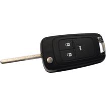 Chave Canivete 3 Botoes Universal Automotive Onix prisma s10 sonic cruze Un42045