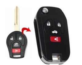 Chave Canivete Adaptação Do Controle Original Nissan Versa 4 Botões Chave Canivete Adaptação Do Controle Original Nissan Versa 4 Botões