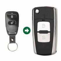 Chave Canivete Adaptação Hyundai Tucson 2 Botões