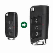Chave Canivete Adaptação Volkswagen Modelo G6 3 Botões