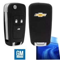 Chave Canivete Capa Carcaça Chevrolet Cruze Onix Cobalt S10 Spin Tracker Montana