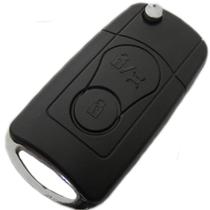 Chave Canivete Capa Carcaça Ssangyong Actyon Kyron Rexton Suv Sports 2 Botões Logo Emblema e Lamina