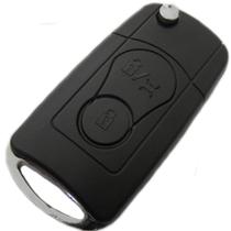 Chave Canivete Capa Carcaça Ssangyong Actyon Kyron Rexton Suv Sports 2 Botões Logo Emblema e Lamina