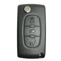 Chave Canivete Carcaça Oca Citroen C4 Hatch 3 Botões Ce5036