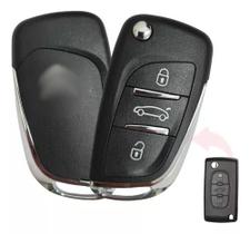 Chave Canivete Citroen Aircross - Novo Modelo Chave Canivete Citroen Aircross - Novo Modelo