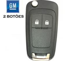 Chave Canivete Gm Carcaça 2 Botões Onix Nova Montana S10 Spin Prisma Cruze Sonic Cobalt Blazer Agile