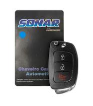 Chave Canivete HB Sonar LED Azul e LED Amarelo