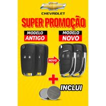Chave Canivete Onix Cruze Cobalt S10 Spin Sonic Prisma Tracker Chevrolet GM + Bateria