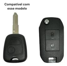 Chave Canivete Para Peugeot 206 207 2005 2006 2007 2008 2009