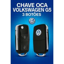 Chave Canivete Volkswagen Vw Fox Saveiro G5 2 Botões Gol