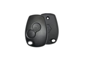 Chave carcaça logan sandero duster 2 botões