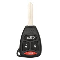 Chave Carcaça Oca 3+1 Botões Chrysler Jeep Dodge