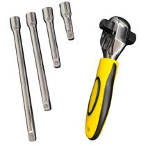 Chave Catraca de 1/2 e 3/8 Com Prolongador Extensor Soquete