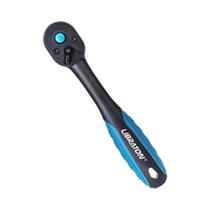 Chave Catraca Reversível De Liberação Rápida Com 72 Dentes, Encaixe De 1/4, 3/8 E 1/2 Polegadas,