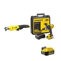 Chave Catraca STANLEY + Parafusadeira + Ganhe Bateria 20V Chave Catraca STANLEY + Parafusadeira + Ganhe Bateria 20V