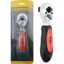 Chave Catraca Toco Eda Com Encaixe Duplo Para Soquete 1/4'' E 1/2'' - 0De Chave Catraca Toco Eda Com Encaixe Duplo Para Soquete 1/4'' E 1/2'' - 0De