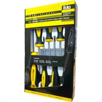 Chave Com Ponta Torx Eda Jogo Com 7 Pecas T-10 A T-40 - 9Th Chave Com Ponta Torx Eda Jogo Com 7 Pecas T-10 A T-40 - 9Th
