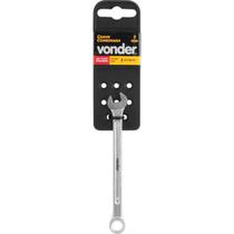 Chave combinada 07mm cromo vanádio cromada cartela - Vonder