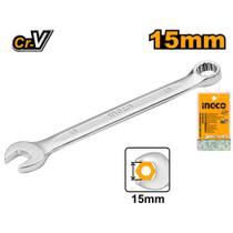 Chave Combinada 15mm Em Aço Cr-V INGCO Chave Combinada 15mm Em Aço Cr-V INGCO