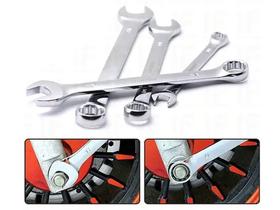 Chave Combinada Boca e Estrela em Aço Carbono Fertak 14mm Chave Combinada Boca e Estrela em Aço Carbono Fertak 14mm