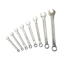 Chave Combinada Boca Estrela 6 A 17Mm Com 8 Pçs Starfer Jogo Prata Chave Combinada Boca Estrela 6 A 17Mm Com 8 Pçs Starfer Jogo Prata
