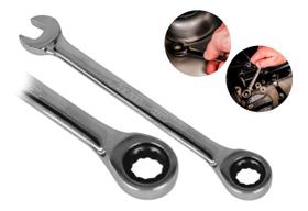 Chave Combinada Catraca Aço Resistente Profissional 9 Mm