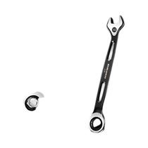 Chave Combinada De Catraca Dupla Função 6-22mm, Chave Universal Métrica Antiderrapante, Ferramenta