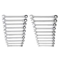Chave combinada de catraca GEARWRENCH 20 peças SAE e métrica Chave combinada de catraca GEARWRENCH 20 peças SAE e métrica