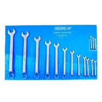 Chave Combinada Jogo 1/4 A 1.1/4 16 Pçs Chave Combinada Jogo 1/4 A 1.1/4 16 Pçs