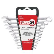 CHAVE COMBINADA JOGO 10 pcs 06 A 22mm NOVE54 CHAVE COMBINADA JOGO 10 pcs 06 A 22mm NOVE54