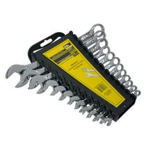 Chave Combinada Jogo 6 A 22 Aço Cromo Vanádio Kit 12 Peças