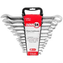 Chave Combinada Jogo 6 a 32mm com 12 Peças ECCOFER Chave Combinada Jogo 6 a 32mm com 12 Peças ECCOFER