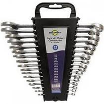 Chave Combinada Jogo Brasfort 6 A 22Mm Com 12 Pecas - 6034 Chave Combinada Jogo Brasfort 6 A 22Mm Com 12 Pecas - 6034
