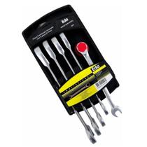 Chave Combinada -Jogo Com 5 Peças - Com Catraca - EDA Chave Combinada -Jogo Com 5 Peças - Com Catraca - EDA