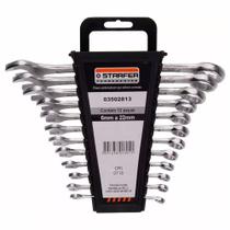Chave Combinada Starfer 12 Peças 6-22mm Aço Carbono