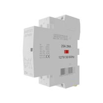 Chave Contator Modular Bipolar 25a 2na 2 Polos DIN35 Magnetico 127v 50/60hz Chave Contator Modular Bipolar 25a 2na 2 Polos DIN35 Magnetico 127v 50/60hz