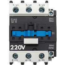 Chave Contatora Tripolar 50a Lc1-d5011m7 3p + Aux Nf+na 220v Chave Contatora Tripolar 50a Lc1-d5011m7 3p + Aux Nf+na 220v