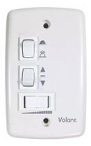 Chave Controle De Parede Para Ventilador De Teto 127v Volare