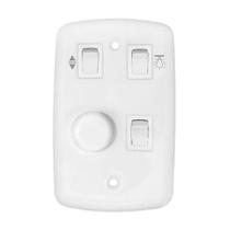 Chave Controle Velocidade Rot 2 Lâmpadas Ventilador De Teto Chave Controle Velocidade Rot 2 Lâmpadas Ventilador De Teto