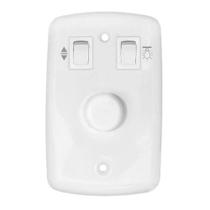 Chave Controle Ventilador Lâmpada Bivolt Branco