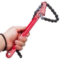 Chave Corrente Saca Filtro De Óleo Universal Manutenção 12 Polegadas
