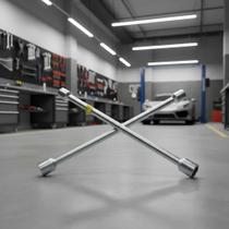 Chave Cruz 14" Fertak 17, 19, 21 e 23 mm, Aço CR-V Alta Resistência Chave Cruz 14" Fertak 17, 19, 21 e 23 mm, Aço CR-V Alta Resistência