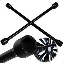 Chave Cruzeta De Roda 17-19-21-23mm Aço Carbono Preto 4 Boca