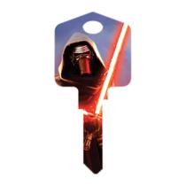 Chave da casa de Hillman Star Wars Kylo Ren em branco, face única Chave da casa de Hillman Star Wars Kylo Ren em branco, face única
