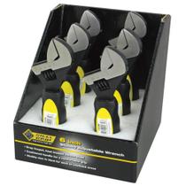 Chave de aço Grip Stubby ajustável, 15 cm, pacote com 6