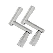 Chave De Afinação Em Liga De Zinco Em Forma De T Com 4 Furos Quadrados Acessório Para Instrumento De Chave De Afinação Em Liga De Zinco Em Forma De T Com 4 Furos Quadrados Acessório Para Instrumento De