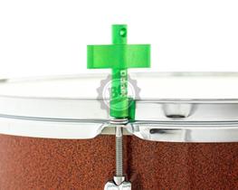 Chave de Afinação X-Pro by C. Ibañez Color Key Verde em Duralumínio com recartilhado de ajuste fino - X-Pro Percussion