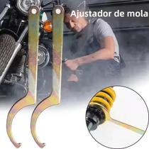 Chave De Ajuste Universal Para Amortecedor De Moto, Ferramenta Gancho Tipo C Para Pré-Carga De Chave De Ajuste Universal Para Amortecedor De Moto, Ferramenta Gancho Tipo C Para Pré-Carga De