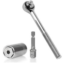 Chave De Aperto Soquete Universal Com Catraca Ajuste Rapido Chave De Aperto Soquete Universal Com Catraca Ajuste Rapido