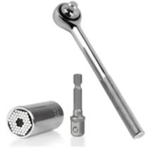 Chave de Aperto Soquete Universal Com Katraca